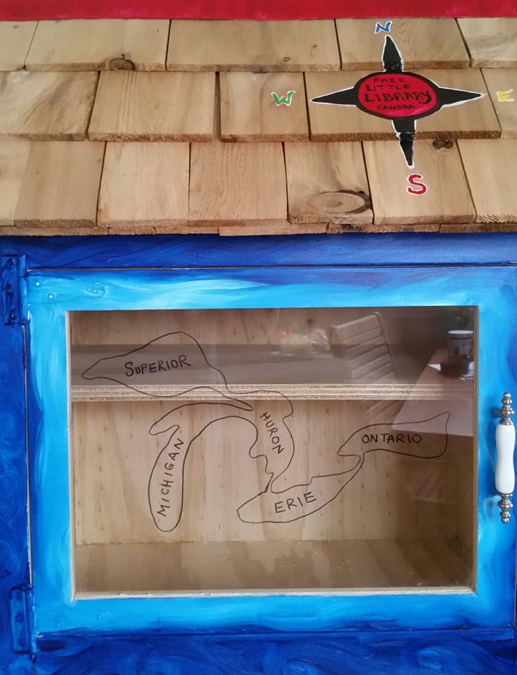 little library compass and lakes