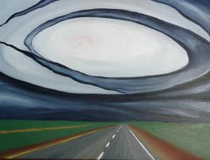 driving west through saskatewan